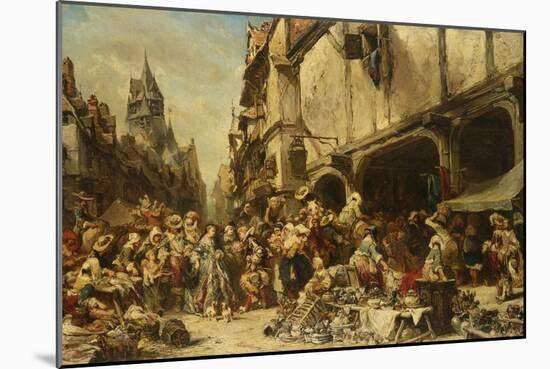 The Market Place, 1862-Leon Bakst-Mounted Giclee Print