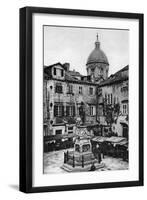The Market Place at Dubrovnik, Yugoslavia, C1930S-John Bushby-Framed Giclee Print