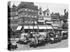 The Market Place at Trier, circa 1910-Jousset-Stretched Canvas