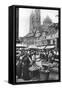 The Market Place at Worms Cathedral, Worms, Germany, 1922-Donald Mcleish-Framed Stretched Canvas