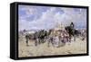 The Market Place, Granada, C1869-1902-Baldomer Galofre Gimenez-Framed Stretched Canvas