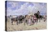 The Market Place, Granada, C1869-1902-Baldomer Galofre Gimenez-Stretched Canvas