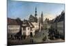 The Market Place in Pirna, C1752-C1755-Bernardo Bellotto-Mounted Giclee Print