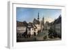 The Market Place in Pirna, C1752-C1755-Bernardo Bellotto-Framed Giclee Print