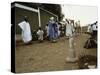 The market place in Sokoto, northern Nigeria-Werner Forman-Stretched Canvas