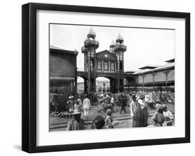 The Market Place, Port-Au-Prince, Haiti, 1926-null-Framed Giclee Print