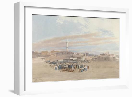 The Market Place, Tanga, Egypt, 1874-William Paton Burton-Framed Giclee Print