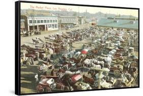 The Market Place-null-Framed Stretched Canvas