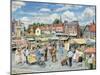 The Market Place-Trevor Mitchell-Mounted Giclee Print