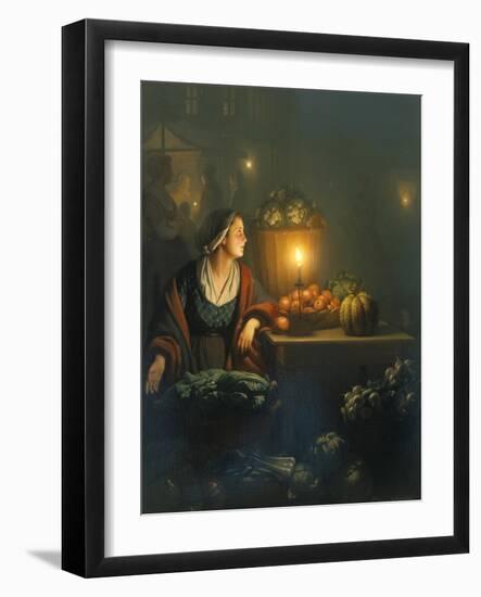 The Market Stall-Petrus van Schendel-Framed Giclee Print