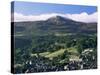 The Market Town of Dolgellau Beneath Cadair Idris Mountain, Snowdonia National Park, Wales-Duncan Maxwell-Stretched Canvas