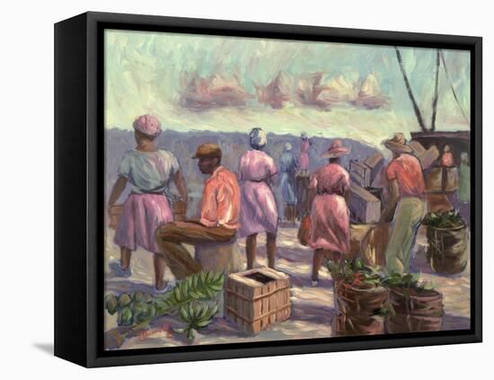 The Marketplace, 1988-Carlton Murrell-Framed Stretched Canvas