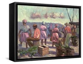 The Marketplace, 1988-Carlton Murrell-Framed Stretched Canvas