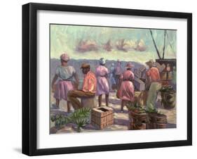 The Marketplace, 1988-Carlton Murrell-Framed Giclee Print