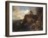 The Marksburg on the River Rhine, 1869-Charles Hoguet-Framed Giclee Print