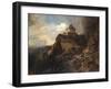 The Marksburg on the River Rhine, 1869-Charles Hoguet-Framed Giclee Print