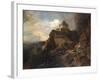 The Marksburg on the River Rhine, 1869-Charles Hoguet-Framed Giclee Print