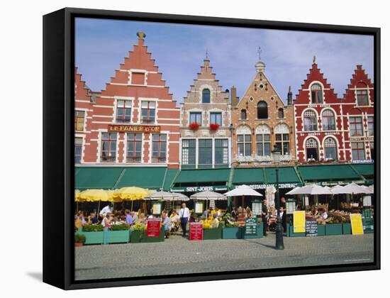 The Markt, Bruges, Belgium-Lee Frost-Framed Stretched Canvas