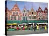 The Markt, Bruges, Belgium-Lee Frost-Stretched Canvas
