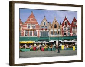 The Markt, Bruges, Belgium-Lee Frost-Framed Photographic Print