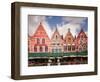 The Markt (Main Market Place), Bruges, Belgium, Europe-Gavin Hellier-Framed Photographic Print