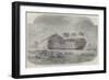 The Marlborough, Immediately after the Launch, at Portsmouth-Edwin Weedon-Framed Giclee Print