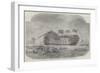 The Marlborough, Immediately after the Launch, at Portsmouth-Edwin Weedon-Framed Giclee Print