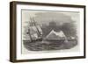 The Marlborough Passing an Iceberg Off Cape Horn-null-Framed Giclee Print