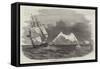 The Marlborough Passing an Iceberg Off Cape Horn-null-Framed Stretched Canvas