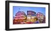 The Marlin and The Webster Hotel on Collins Avenue, Miami Beach in Miami, Florida, USA-null-Framed Art Print