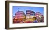 The Marlin and The Webster Hotel on Collins Avenue, Miami Beach in Miami, Florida, USA-null-Framed Art Print