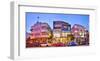 The Marlin and The Webster Hotel on Collins Avenue, Miami Beach in Miami, Florida, USA-null-Framed Art Print