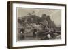 The Marmorata, on the Tiber, the Ancient Port of Rome-null-Framed Giclee Print