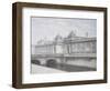 The Marmorbroen, Christiansborg Palace, Copenhagen-Vilhelm Hammershoi-Framed Giclee Print