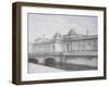 The Marmorbroen, Christiansborg Palace, Copenhagen-Vilhelm Hammershoi-Framed Giclee Print