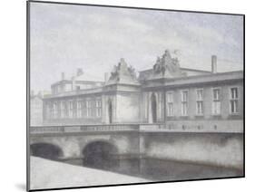 The Marmorbroen, Christiansborg Palace, Copenhagen-Vilhelm Hammershoi-Mounted Giclee Print