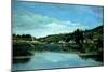 The Marne at Chennevieres, C.1864-65-Camille Pissarro-Mounted Giclee Print