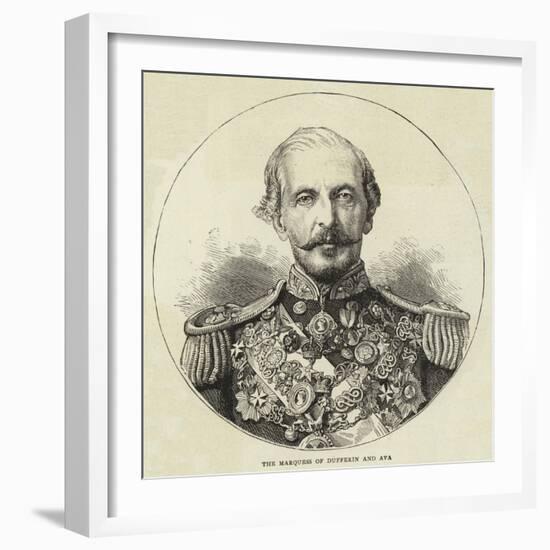 The Marquess of Dufferin and Ava-null-Framed Giclee Print