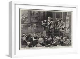 The Marquess of Salisbury Delivering His Presidential Address at Oxford before the British Associat-Alexander Stuart Boyd-Framed Giclee Print