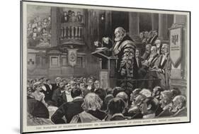 The Marquess of Salisbury Delivering His Presidential Address at Oxford before the British Associat-Alexander Stuart Boyd-Mounted Giclee Print