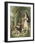 The Marquess of Stafford and the Lady Evelyn Gower (The Sutherland Children)-Edwin Henry Landseer-Framed Giclee Print