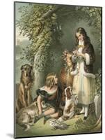 The Marquess of Stafford and the Lady Evelyn Gower (The Sutherland Children)-Edwin Henry Landseer-Mounted Giclee Print
