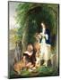 The Marquess of Stafford and the Lady Evelyn Gower-Edwin Henry Landseer-Mounted Giclee Print