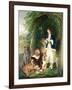 The Marquess of Stafford and the Lady Evelyn Gower-Edwin Henry Landseer-Framed Giclee Print