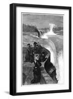 The Marquis and Marchioness of Lorne at Niagara Falls, Canada, 1879-null-Framed Giclee Print