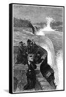 The Marquis and Marchioness of Lorne at Niagara Falls, Canada, 1879-null-Framed Stretched Canvas