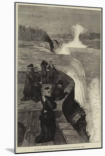 The Marquis and Marchioness of Lorne (Princess Louise) at Niagara Falls, Canada-null-Mounted Giclee Print