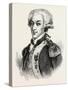 The Marquis De Lafayette Led Troops Alongside George Washington in the American Revolution-null-Stretched Canvas