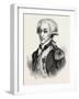 The Marquis De Lafayette Led Troops Alongside George Washington in the American Revolution-null-Framed Giclee Print