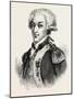 The Marquis De Lafayette Led Troops Alongside George Washington in the American Revolution-null-Mounted Giclee Print